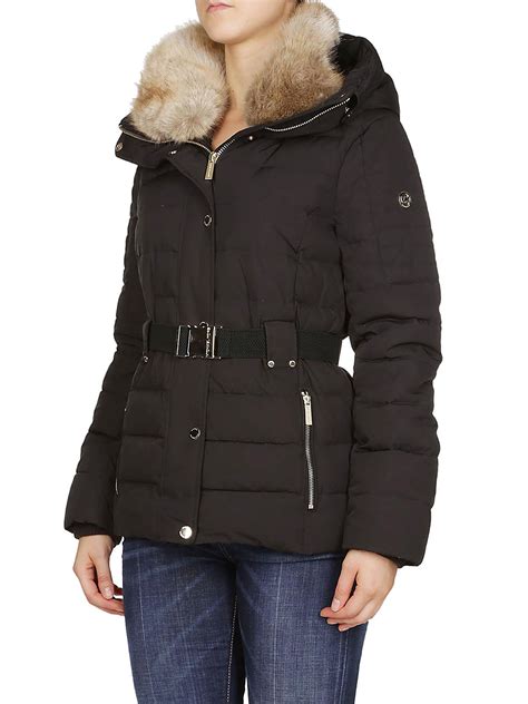 michael kors fur hooded jackets womens|Michael Kors jacket puffer.